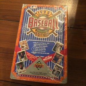 1992 UD Baseball Edition Sealed Box